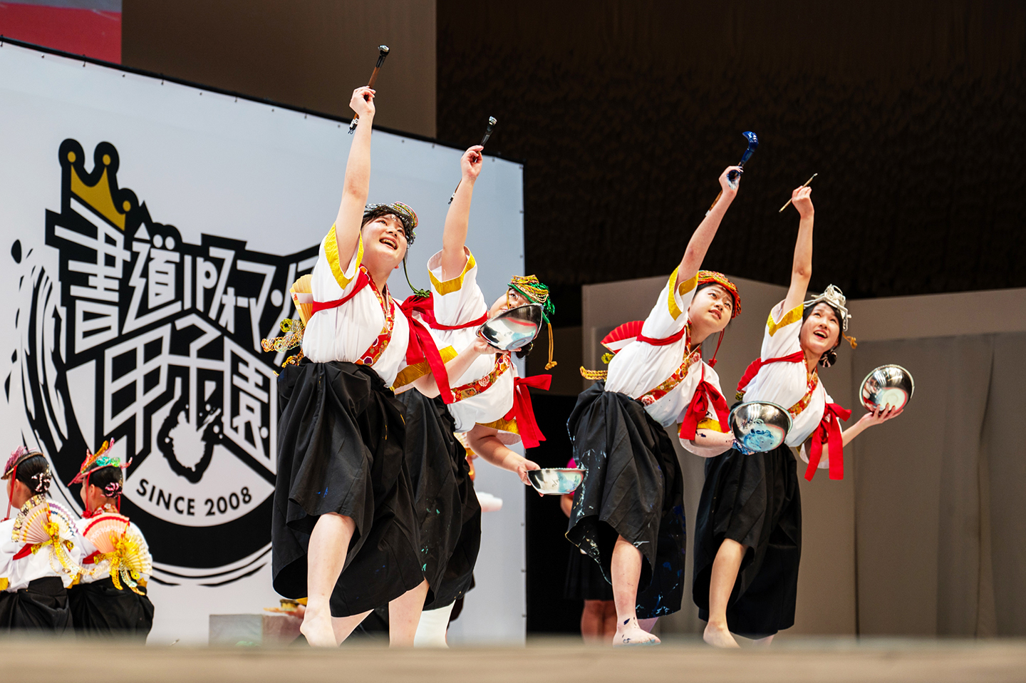 四国中央市「書道パフォーマンス甲子園の公式ロゴマーク」プロジェクトイメージ